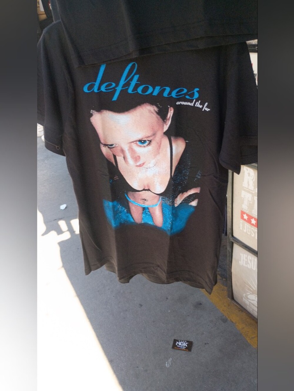 Rare Deftones Around The Fur Graphic Rock Band Screenprint Black Cotton Tee M